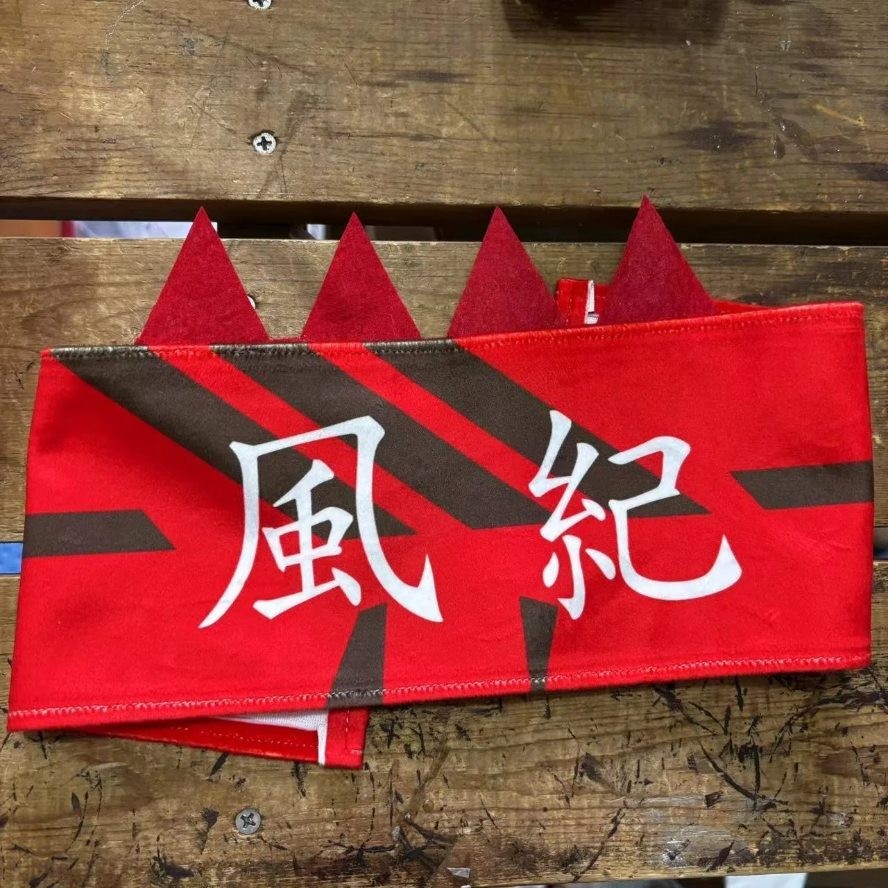 Аниме Широми Иори Повязка Косплей Опора Костюм Аксессуары Ручная Работа Красный