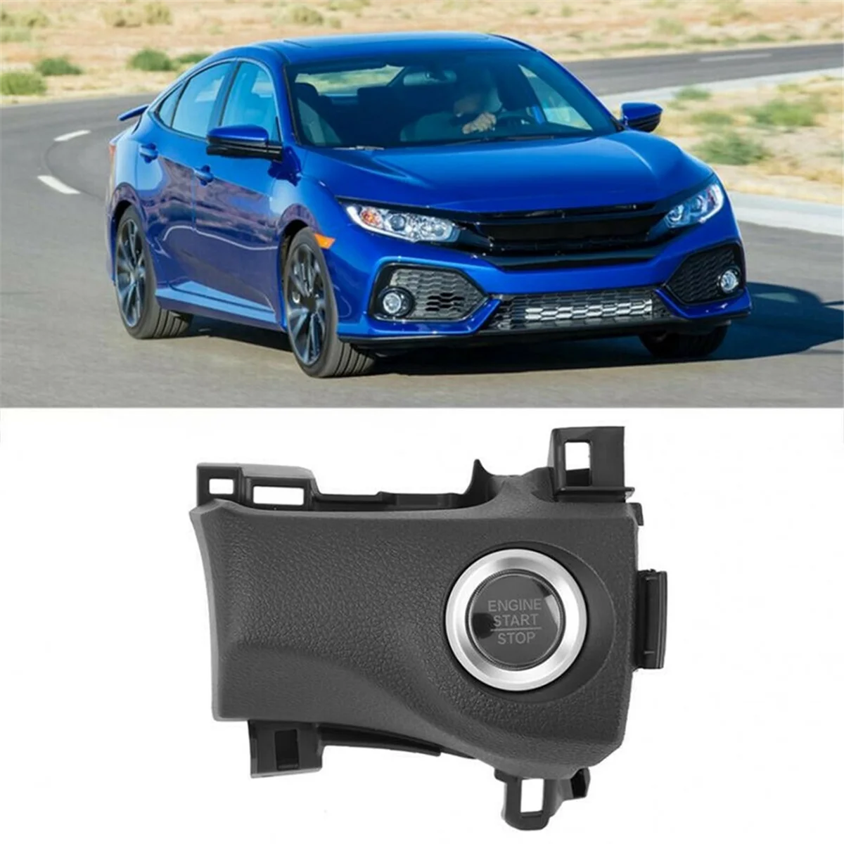 Кнопка запуска и остановки Зажигания Автомобильного Двигателя для Honda Civic 2016-2018