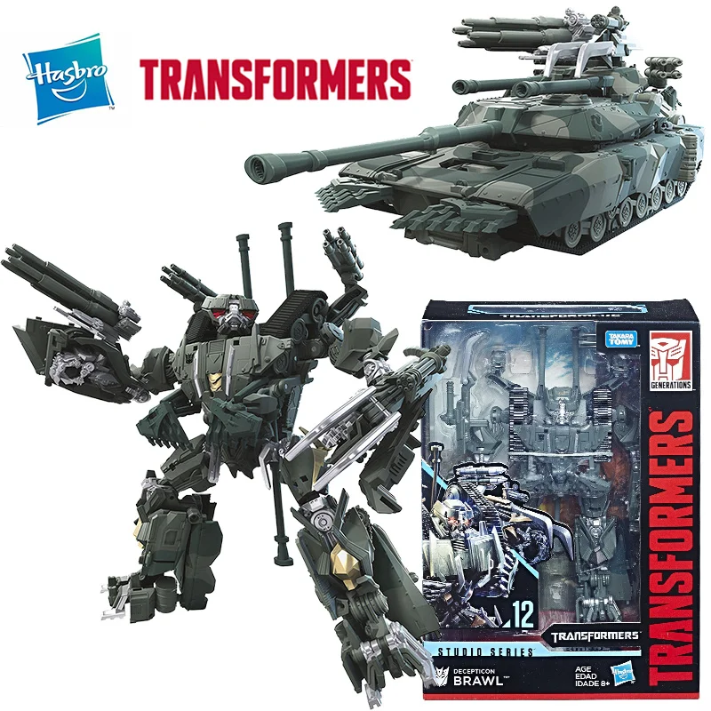 Hasbro Transformers Studio Series SS12 Decepticon Brawl 18 см Voyager Class оригинальная фигурка модель игрушка в