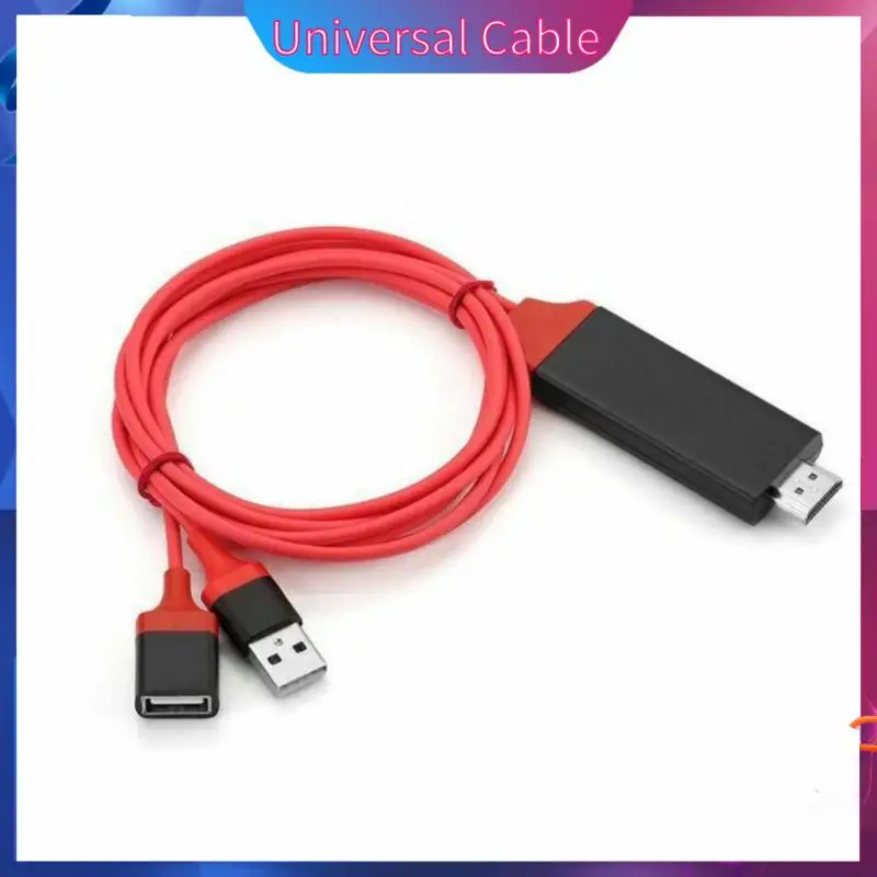 

Устройство для проводного экрана с двойной системой HDMI-совместимый кабель HD Plug And Play обновленный в Интернете мобильный телефон универсальн...
