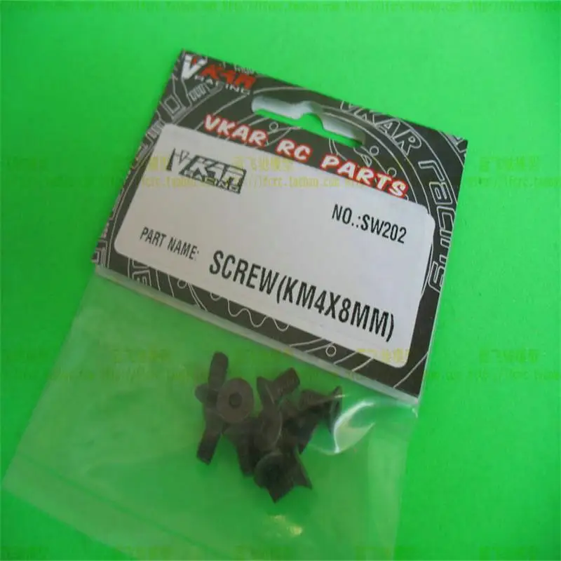 

VKAR BISON V1 V2 1/10 RC car spare parts Flat head screw SW202 (KM4X8MM) / screw SW201 KM2.5X8MM / SW101 IM3X3MM meter screws