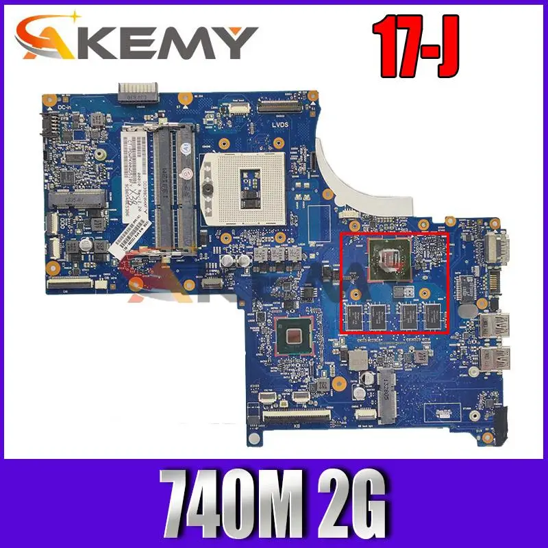 

100% новая материнская плата для ноутбука HP ENVY 17-J HM87 + 740M 2G graphic 746451-501 6050A2549801-MB-A02 протестирована ОК