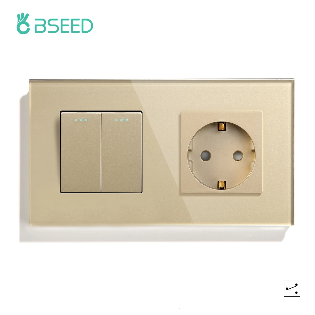 

БSEED Механические переключатели BSEED 1/2/3 клавиш белый/черный/золотой