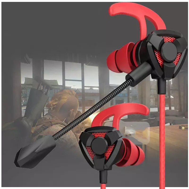 

New in Wired Gaming Earphone For Pubg PS4 CSGO Casque Dynamic Games Headset 7.1 With Dual Mic Volume Control PC Gamer Earphones