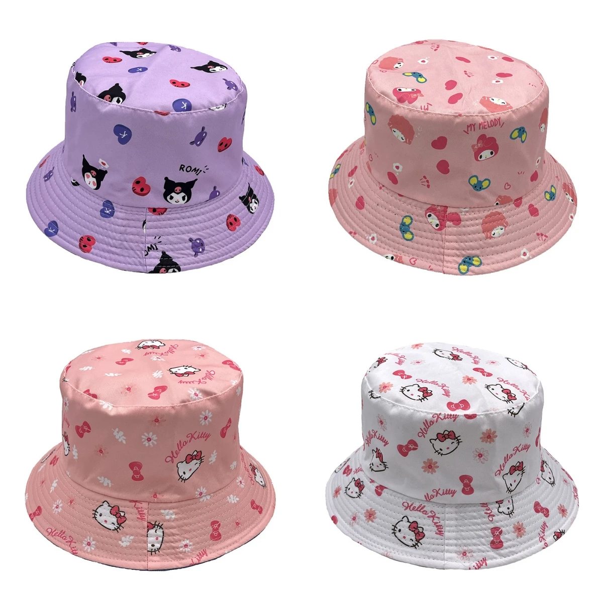 

Cute Fisherman Hat Japanese anime cartoon flat top hat casual outdoor sunshade hat cosplay prop