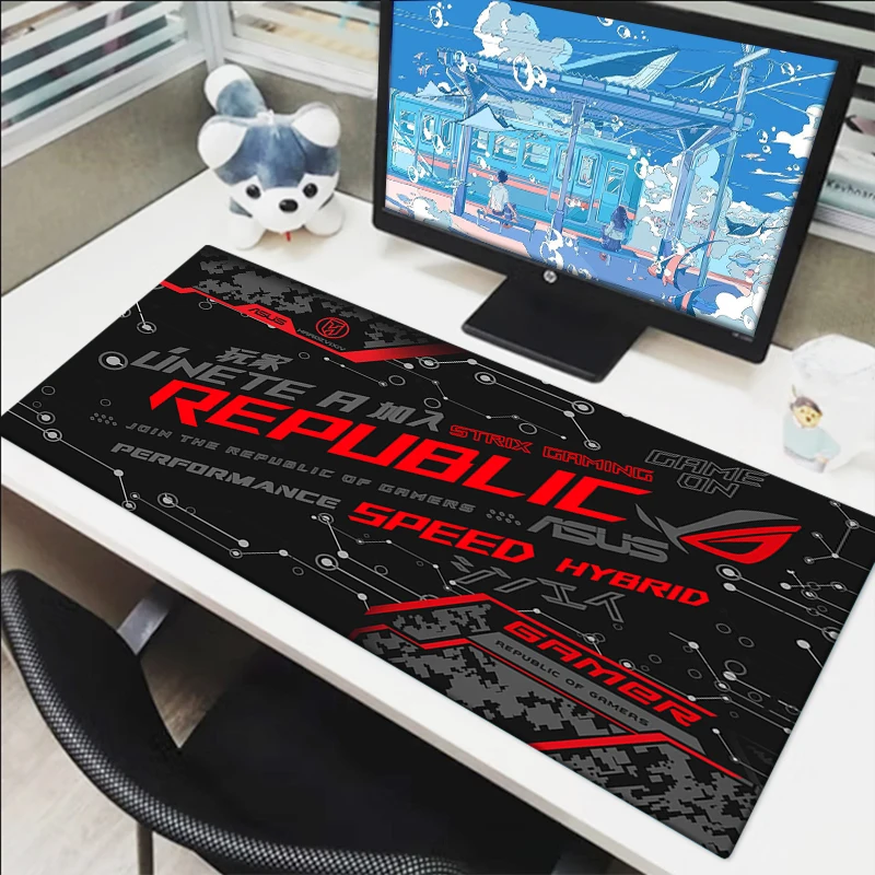 

Asus Gaming Mouse Pad Cartoon Rubber Pc Accessories Anime Keyboard Mousepad Cute Mause Desk Protector Pads Gamer Kawaii Mice