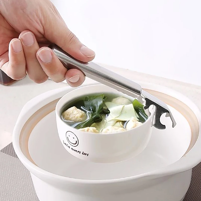 

1Pc Hot Bowl Clip Pan Gripper Hot Dish Plate Bowl Clip Nonslip Retriever Tongs