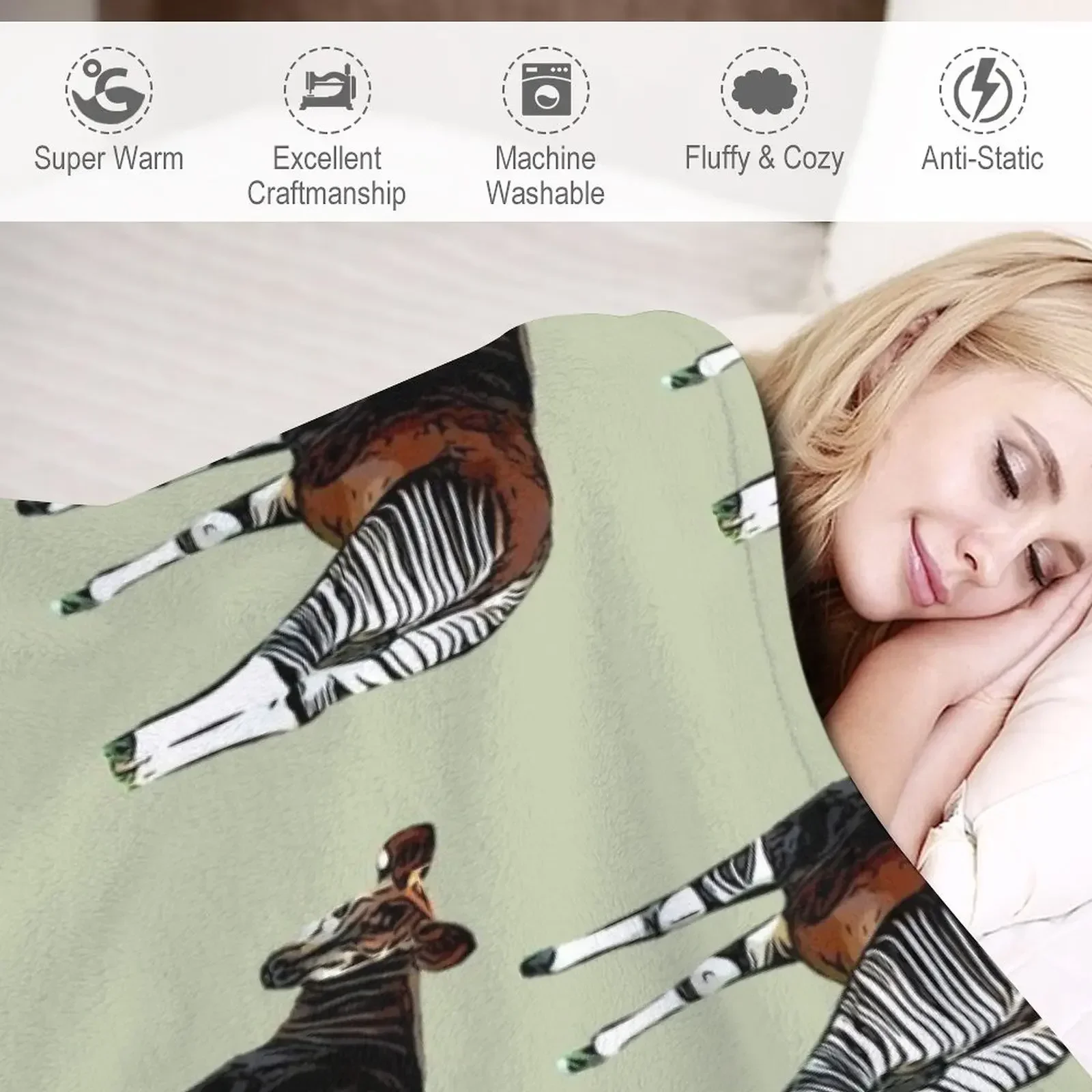 Okapi плед одеяло Furrys одеяла и пледы постельное белье Хэллоуин