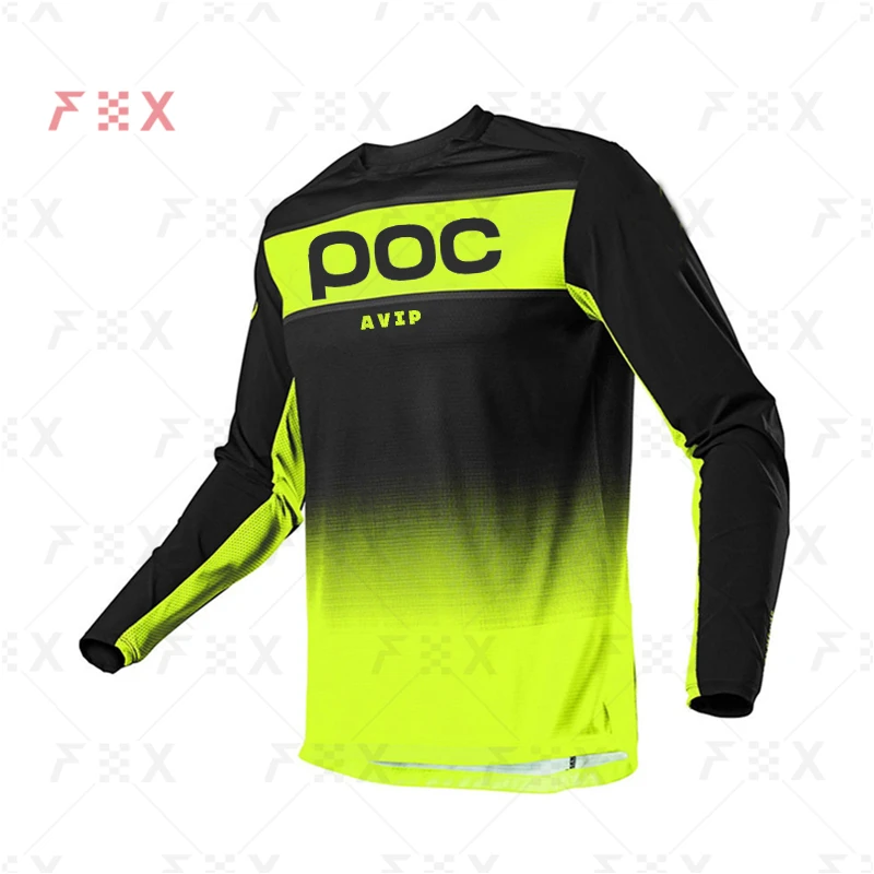 

2020 Motocross Jersey Mtb Downhill Jeresy Cycling Mountain Bike DH Maillot Ciclismo Hombre Quick Dry Jersey avip poc Jersey