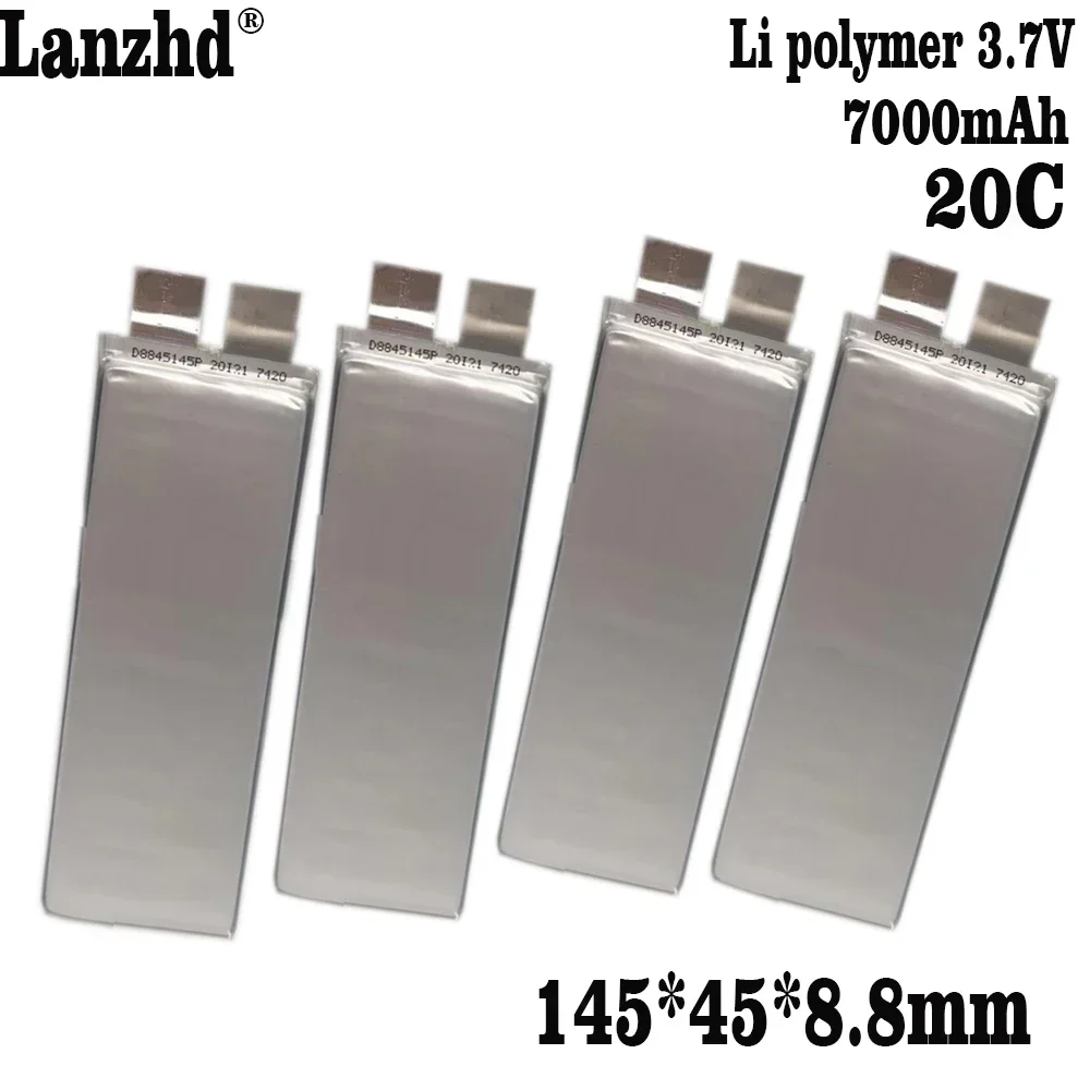 Литий-полимерный аккумулятор 20C высокой емкости 3 7 в 7000 мАч 1-12 шт