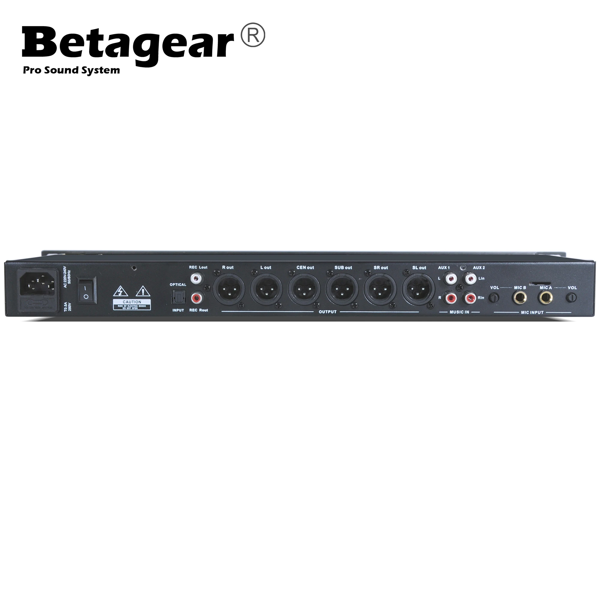 Профессиональный процессор Betagear для караоке система управления