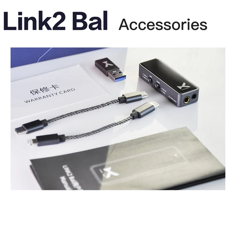 XDUOO LinK2 Bal USB DAC & Balanced headphone amp Dual CS43131 Chip DSD256 4.4mm+3.5mm designed for iPhone/Andriod phone PC |