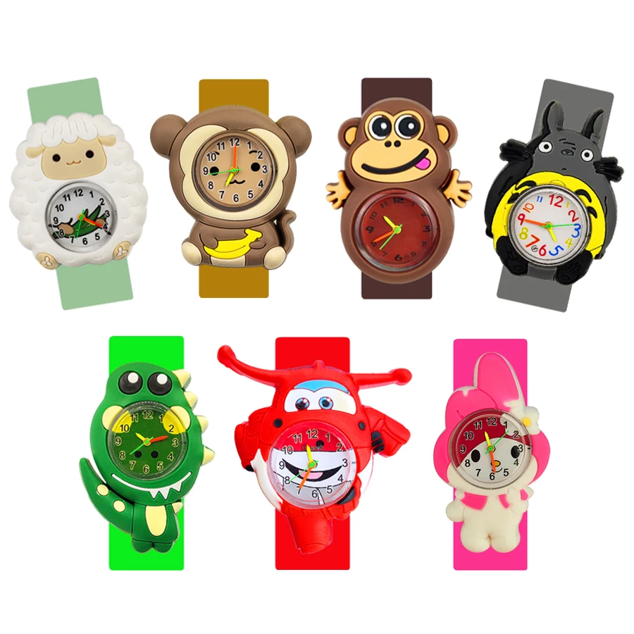 Pink Panther Rabbit Monkey Baby Look Time Toy Children Watch