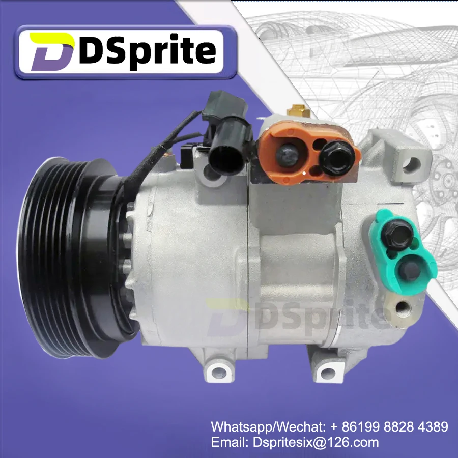 

Автомобильный Компрессор 97802-2H000 для Hyundai Accent 2012 2014 2014 977011R000 97701-1R000 97853-2F100 1E290-03000 6PK