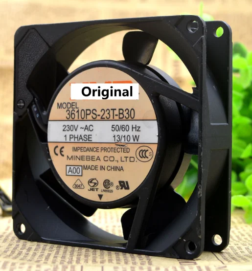 100% рабочий оригинальный 3610PS-23T-B30 230 В 13/10 Вт 9 см 9225 AC Вентилятор охлаждения с алюминиевой рамой