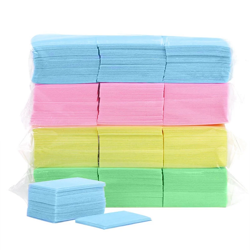 Lint Free Nail Polish magic remover Cotton Wipes UV gel polish remover Cleaner Paper Pad Nail Art Cleaning Manicure Tools Tips