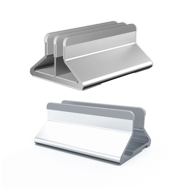 

Adjustable Vertical Laptop Stand Space-Saving Design Desktop Notebook Holder