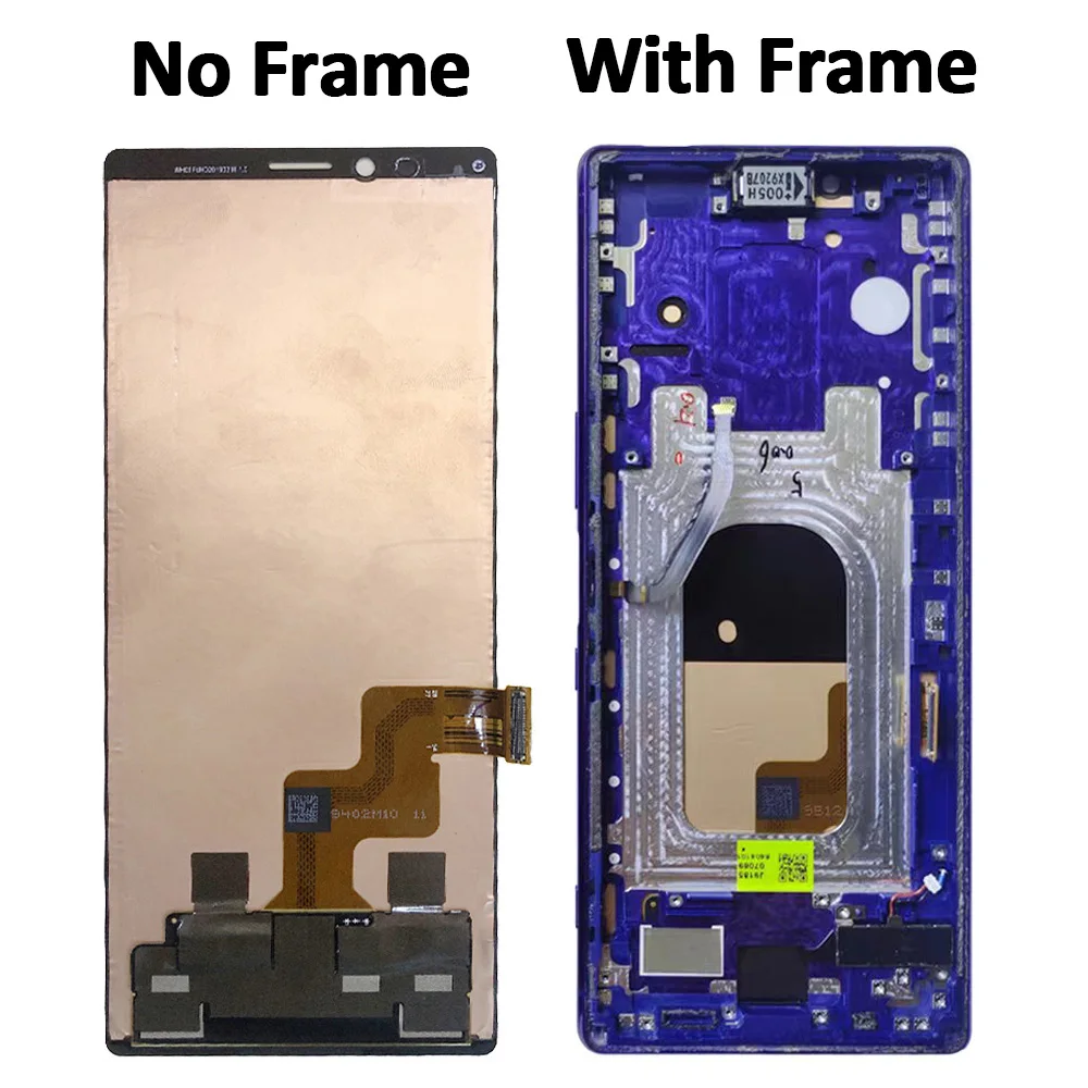 Najtaniej 6.5 ''oryginalny Wyświetlacz LCD Do Sony Xperia 1 X1 XZ4 J8110 J8170 J9110 J9150 Ekran Dotykowy + Rama Wymiana Zespołu Digitizer