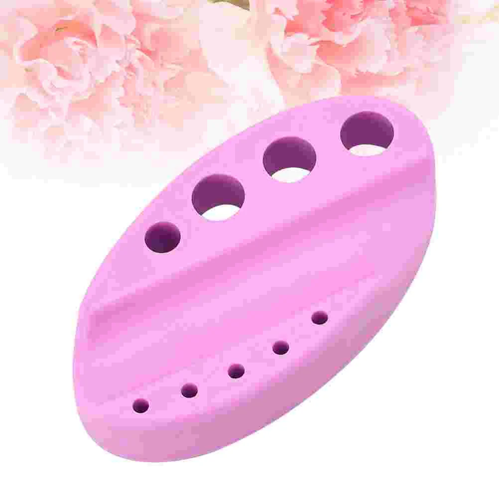 

1 шт., силиконовая стойка для пигментных стаканчиков с отверстиями, держатель для стаканчиков с постоянными чернилами, аксессуары (фиолетов...