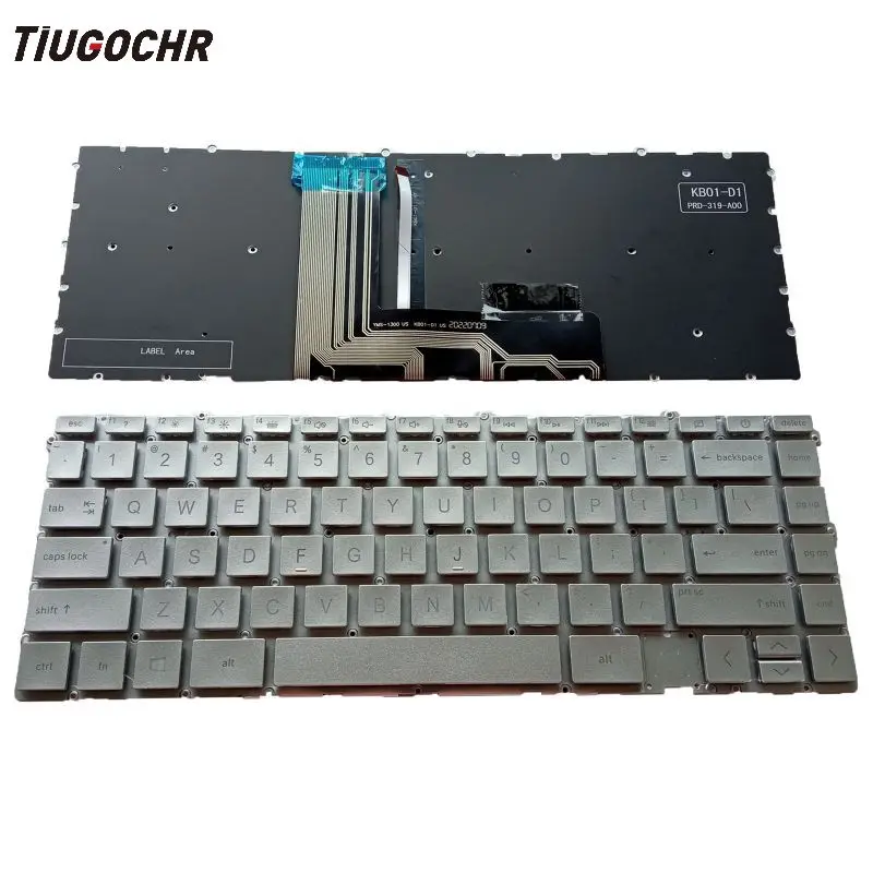 

New HP Envy 15-EP 15T-EP 15-EP0010CA 15T-EP000 15T-EP100 TPN-Q237 Keyboard US Silver Backlit