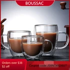 150-450 мл прозрачная стеклянная кофейная чашка  4 молоко виски чай пиво двойной креативный термостойкий бокал для коктейлей водки