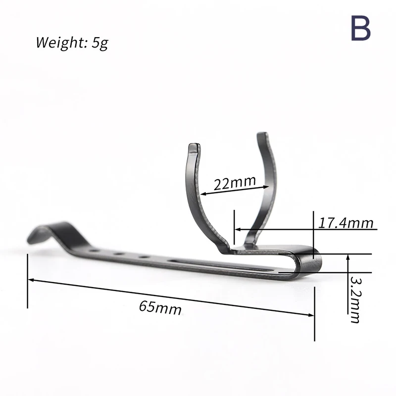

Металлический зажим для фонарика