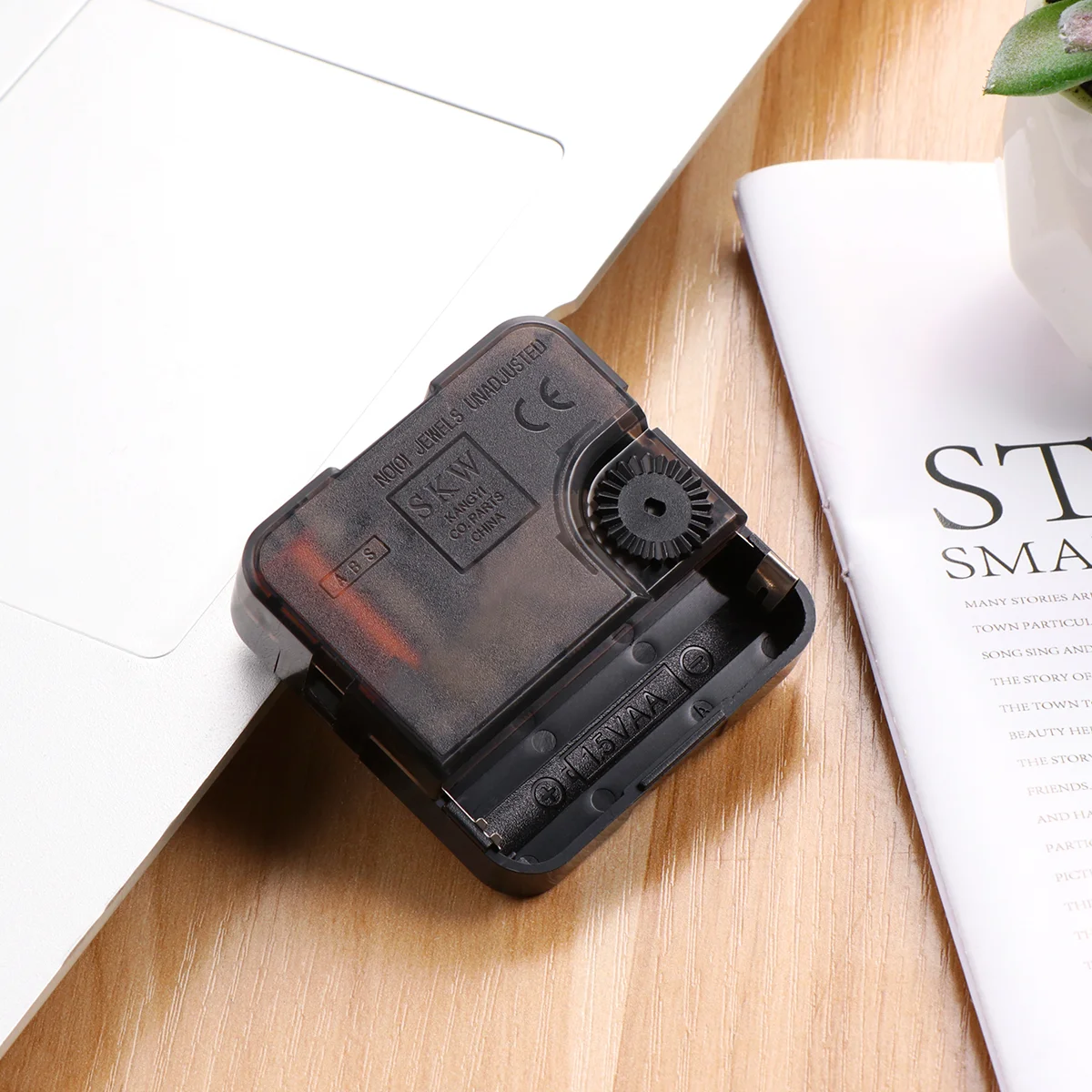 Часовой механизм Кварцевые часы Настенные Интерьер двигателя Серебряный