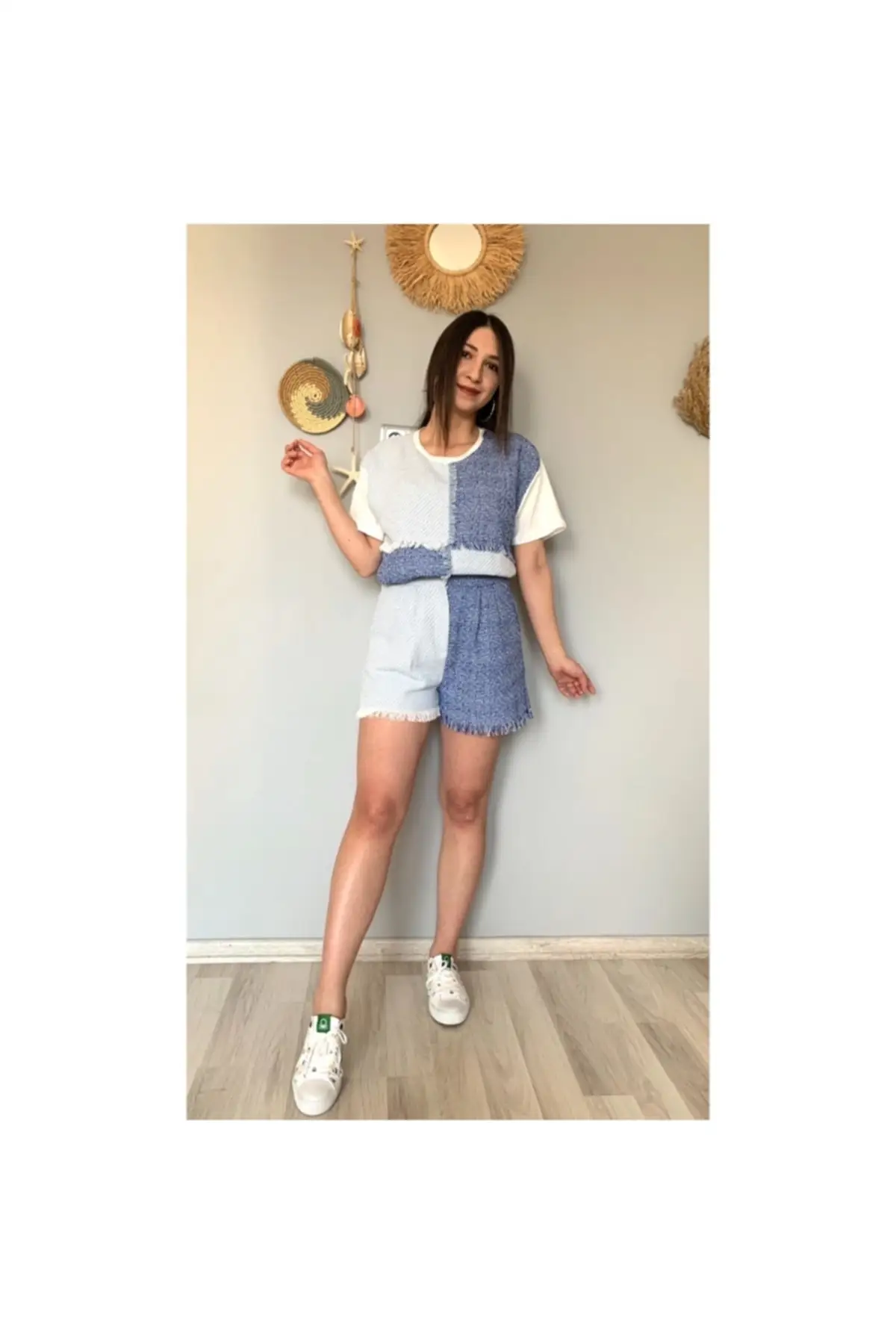 

Women's Shorts Two Color Tassel Detail New Summer Fashion Bermuda Basic Short Pants Mini Trousers Short Pants