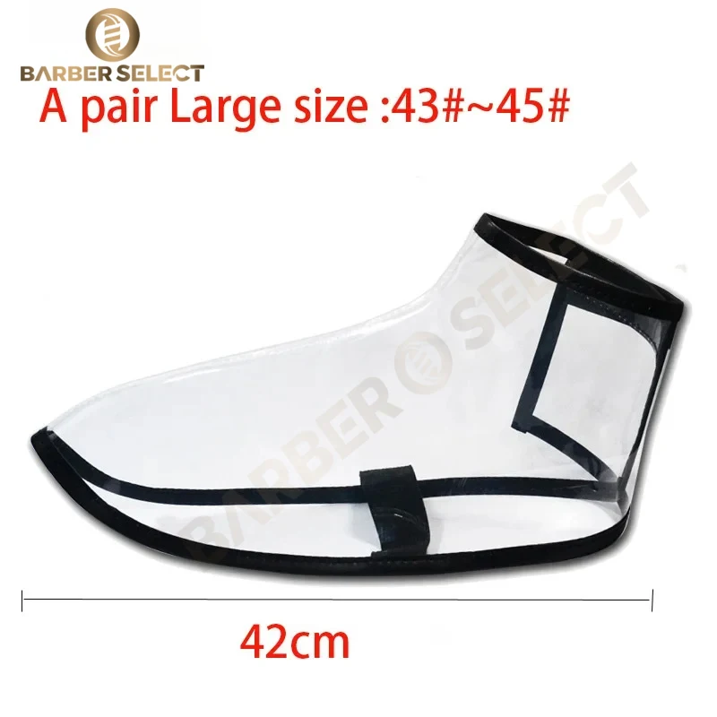 Обновленные Прозрачные Бахилы Для Парикмахерской С Полным Покрытием Женская