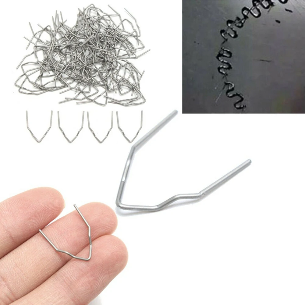 

600Pcs Hot Stapler Staples Welding Gun Nails 0.6/0.8mm For Welding Machine Plastic Welder Bumper Repair Tools Wave Staples