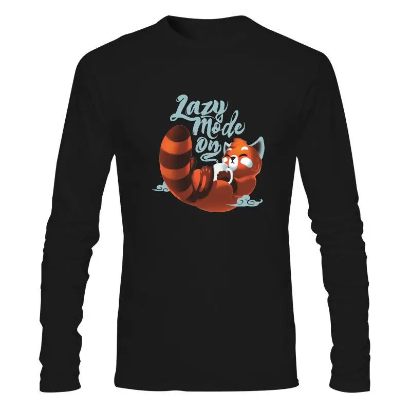 

Мужская одежда, новая модная летняя футболка, женская футболка с принтом милой Красной панды и ленивой модой, повседневные топы для девочек ...