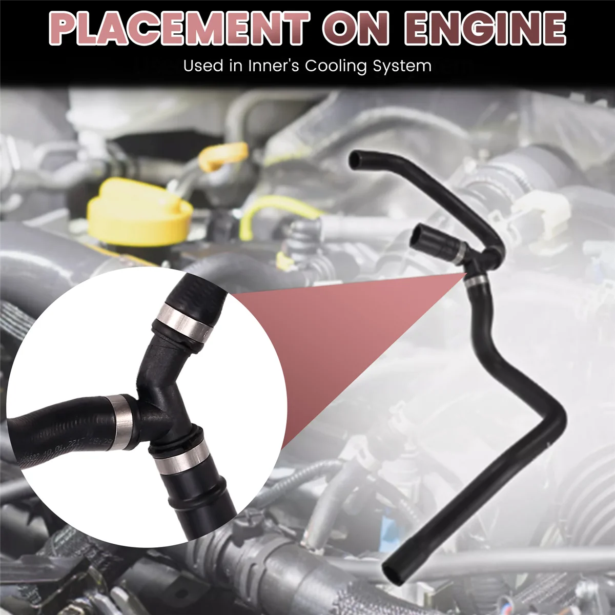 5 шт./компл. шланг системы охлаждения радиатора автомобиля 1754838 7M51-8274-JC для Ford Focus