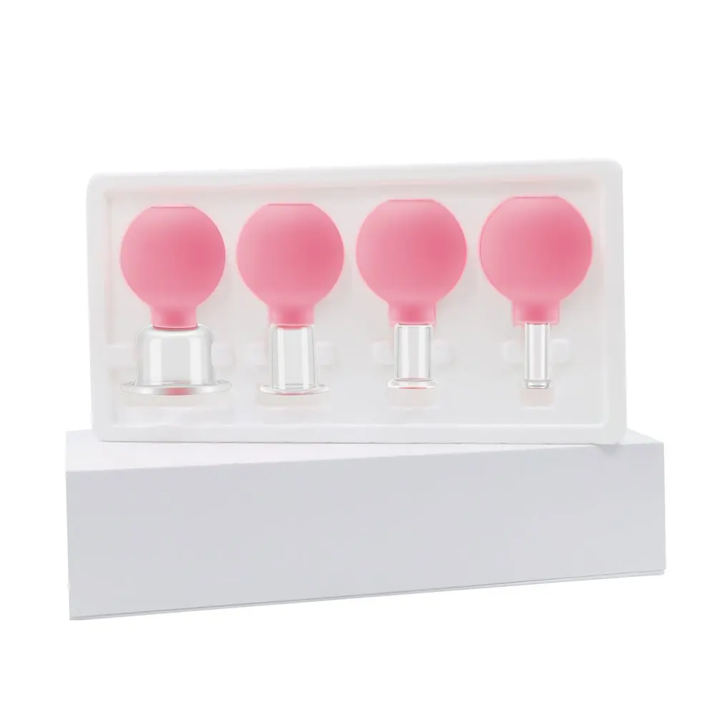 Вакуумные банки стеклянные антицеллюлитный массаж для лица акупунктура