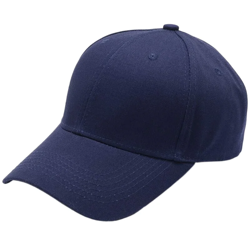 Plain Cotton Dad Hat Men's Baseball Cap Summer Casual Women Snapback Cap 6 Panel Navy Pink Grey Black White Wine Red Beige