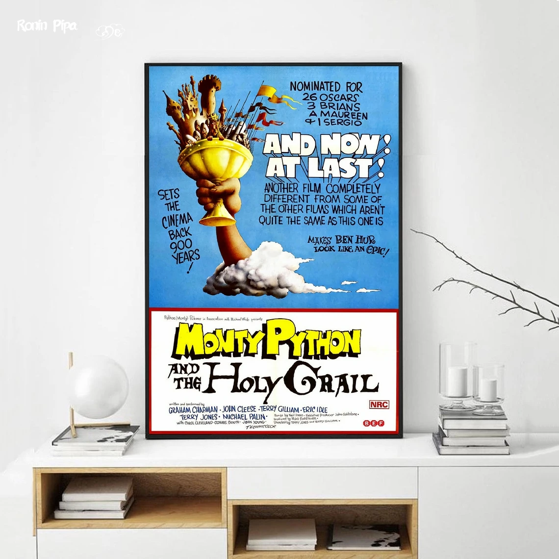 Монти Пайтон и Святой Грааль постер фильма художественный принт холст живопись