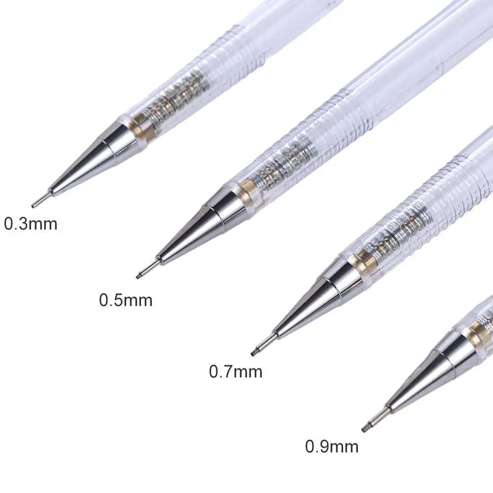 

Student 0.3 0.5 0.7 0.9mm Transparent Art Painting Mechanical Pencil Automatic Pencil Propelling Pencil Movable Pencil
