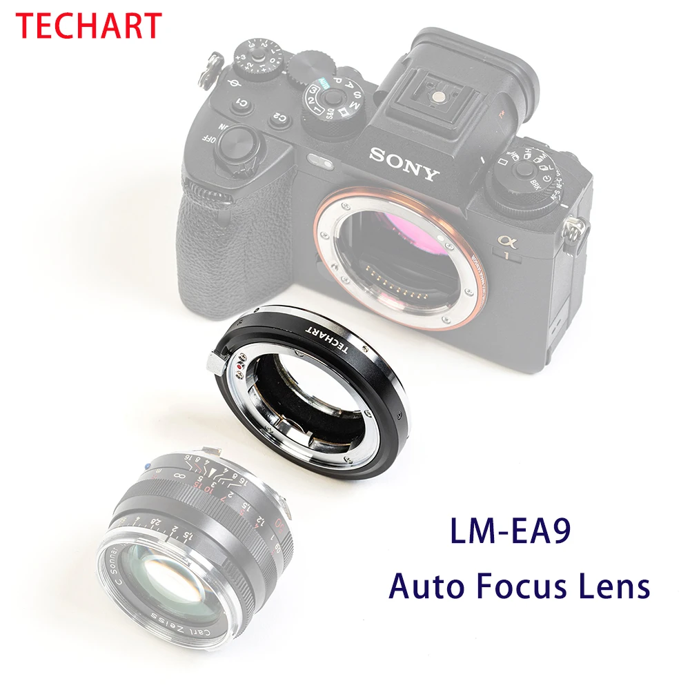 

TECHART LM-EA9 EA7 Auto Focus Adapter Ring Upgraded Version For Leica M Adapter Ring For Sony E Port A9 A7R3 R4