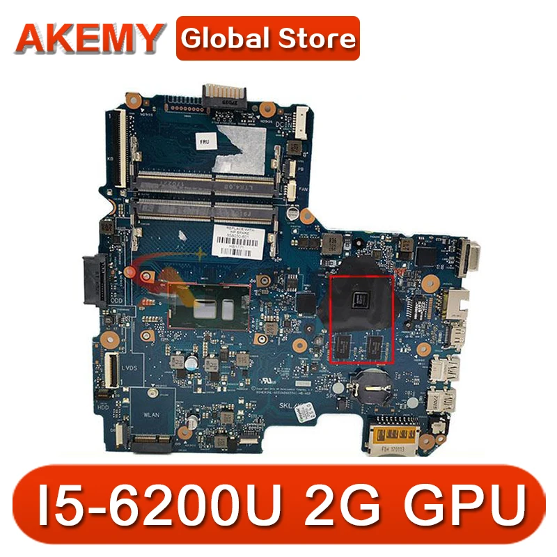 

NEW 858031-601 858031-001 6050A2822501-MB-A02 For HP 14-AM 240 G5 14-AR Laptop Motherboard I5-6200U CPU 2G GPU
