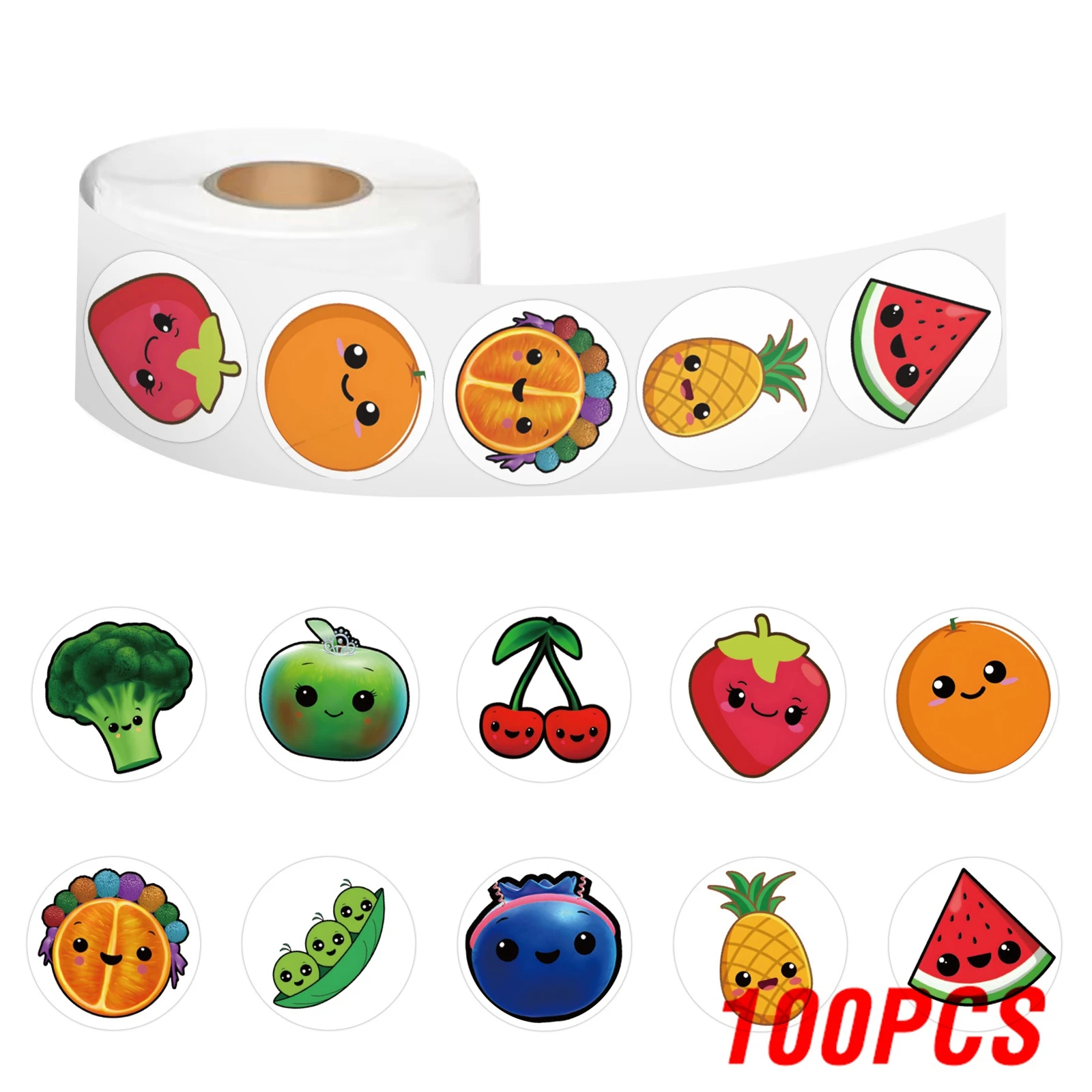 

Набор наклеек с героями мультфильмов