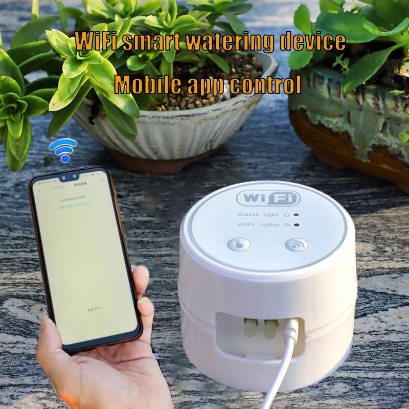 New Wifi Automatic Drip Irrigation Controller Garden plant Smart water pump timer indoor Watering irrigation System Device