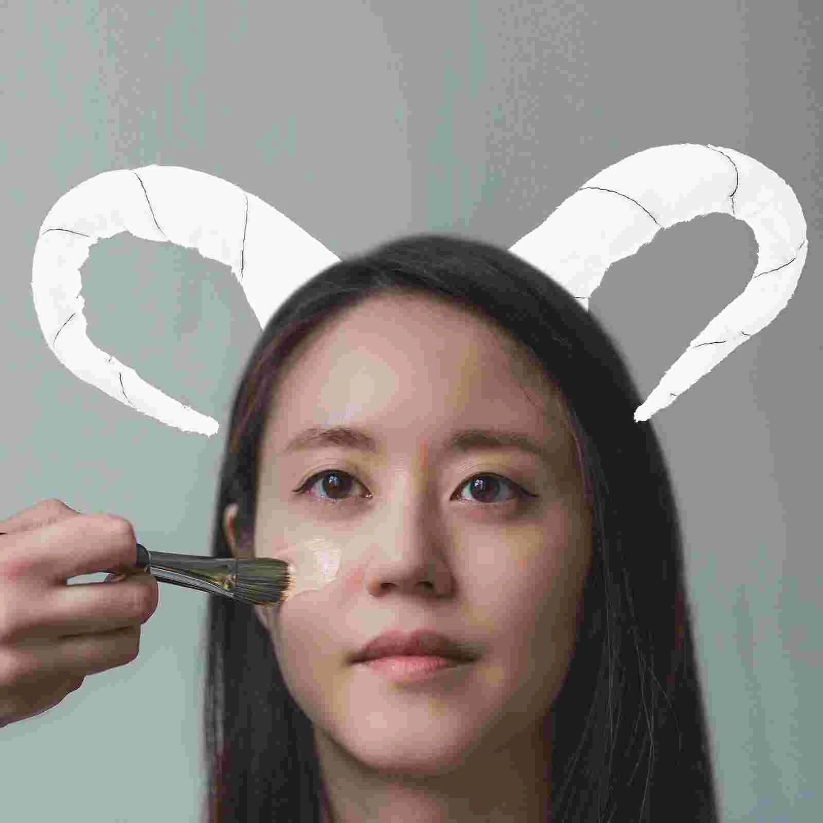 Пасхальная повязка на голову с черными рогами детские праздничные