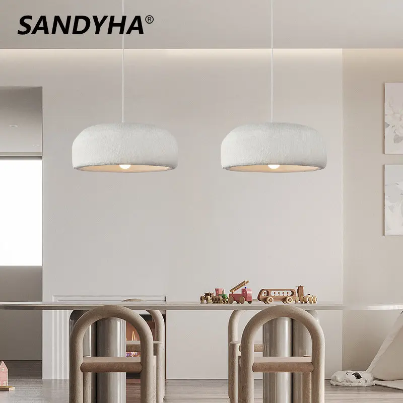 

Nordic Modern Wabi-Sabi Style Chandeliers for Living Dining Room Bedroom Lustres Para Sala De Jantar Hanglamp Led Pendant Lights