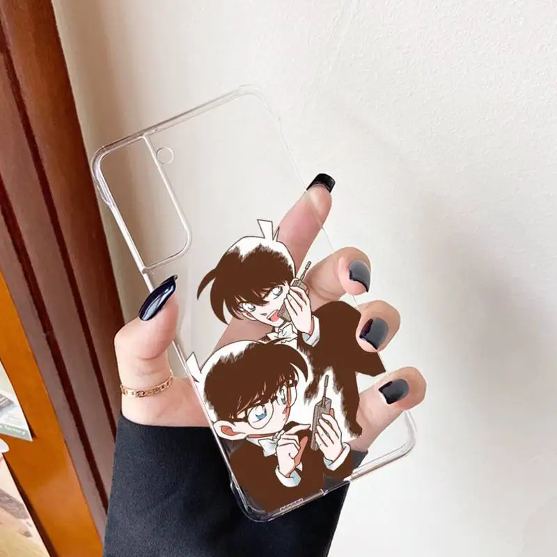 BANDAI Detective Conan Phone Case for Samsung A51 A52 A71 A12 for Redmi 7 9 9A for Huawei Honor8X 10i Clear Case