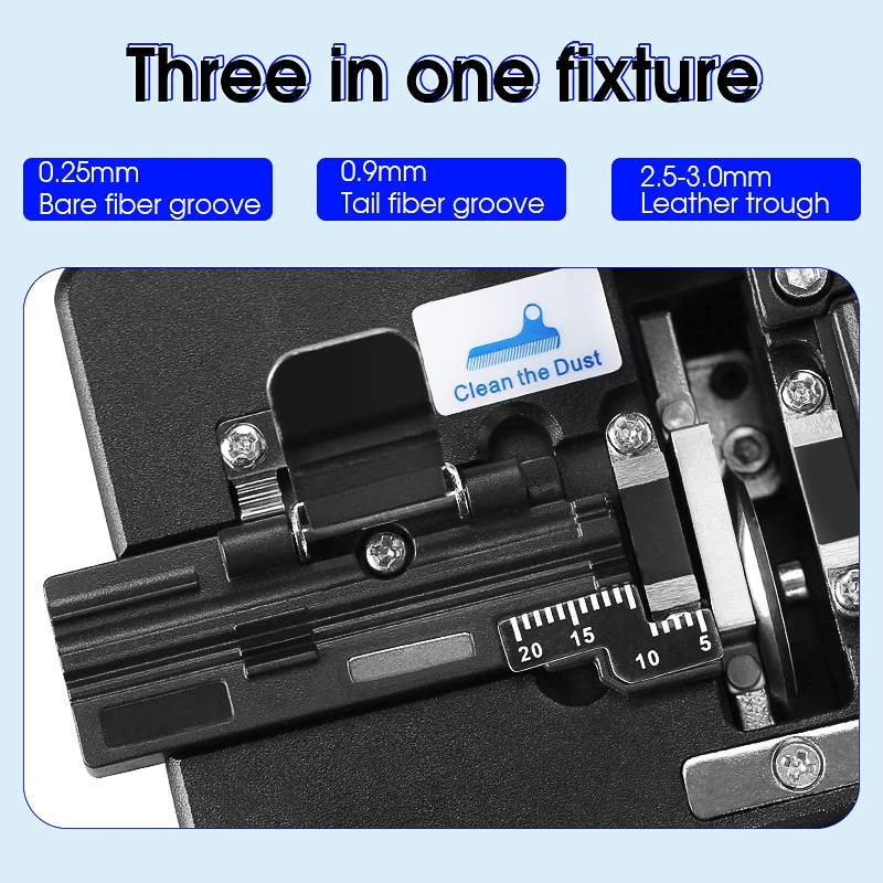 FTTH AUA-X2 Optical Fiber Cleaver Cable Cutting Knife Fiber Cleaver