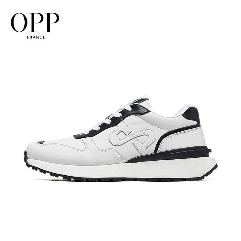 Opp Новые кроссовки элитная обувь спортивные из натуральной кожи балансирующая