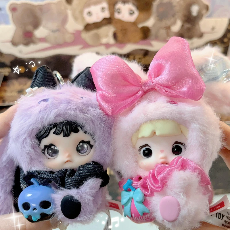 Фото Nommi & Heymi: Серия «Связанная судьба» — Коллекционная фигурка-сюрприз (Blind Box) с виниловым лицом, плюшевая, аниме-фигурка, брелок-подвеска, подарок №2