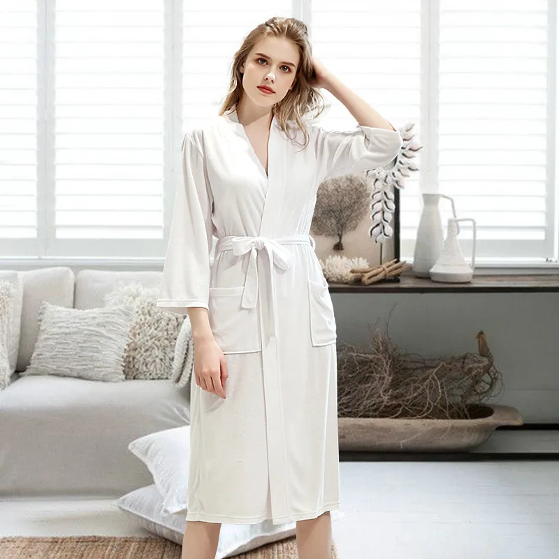 Couple Night Robe Pijama Night Dress Pajamas Solid Kimono Fashion Bath Robe Sexy Bathrobe Wedding Bridesmaid Robe Sleepwear