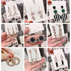 Новые модные брендовые ювелирные изделия, темпераментные Длинные Стильные популярные серьги, элегантные и универсальные простые серьги для женщин