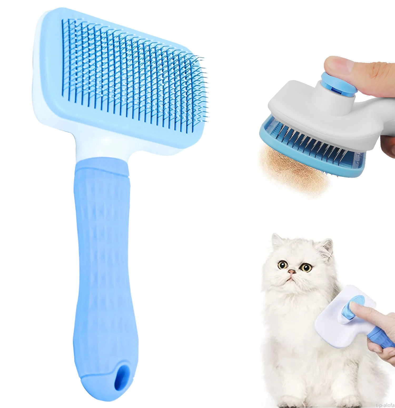Pet Cleaning Bath Brush Hair Removal Cat Dog Hair Removal Comb Kitten Puppy Beauty Care Brush Long Hair Dog Cleaning Supplies