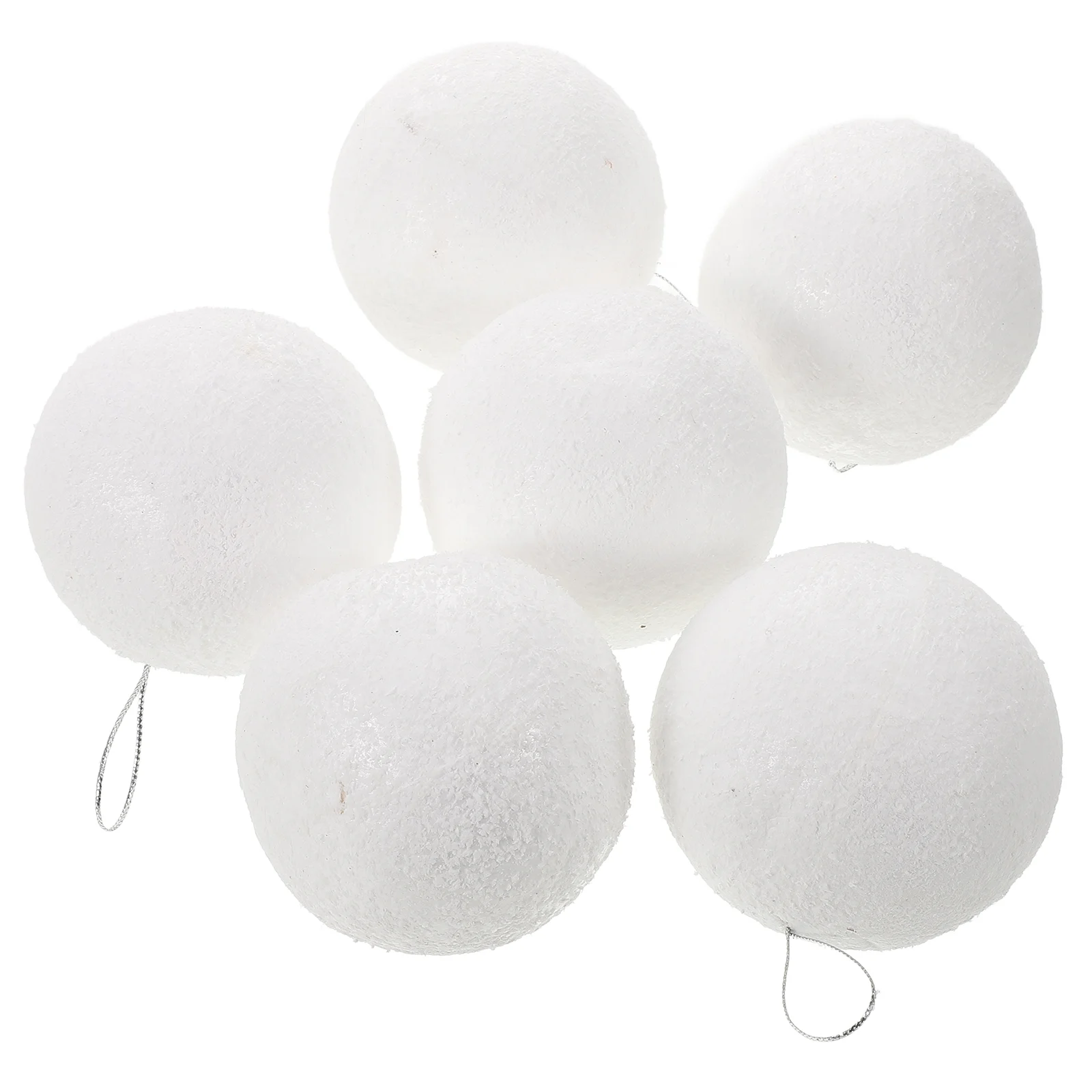 6 шт. моделирующие шары елочные украшения снежные мини-крафт снежный шар из